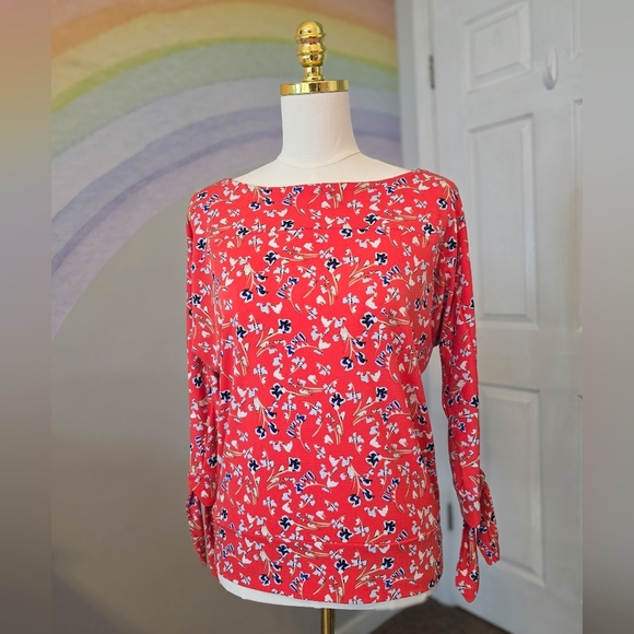 The Limited | Petite Medium | Printed Banded Bottom Top - Picture 1 of 7